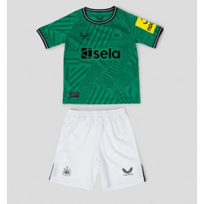 Maillot de foot Newcastle United Extérieur enfant 2023-24 Manches Courte (+ pantalon court)
